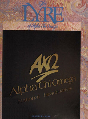 The Lyre of Alpha Chi Omega, Vol. 93, No. 4, Summer 1990